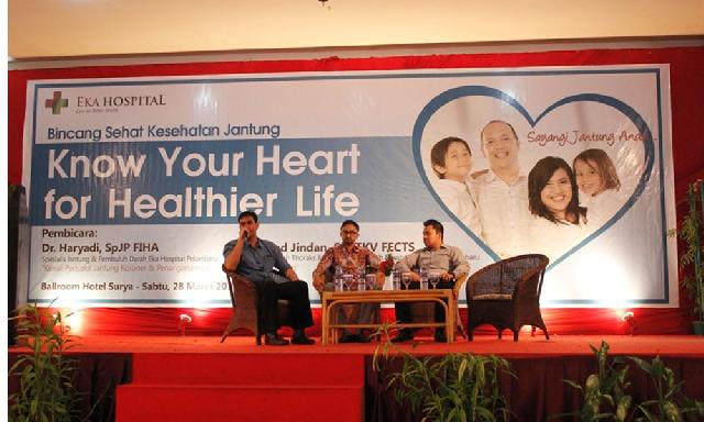 Eka Hospital Pekanbaru Gelar Seminar Awam Jantung