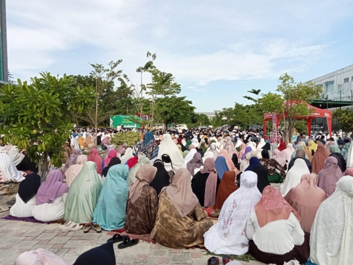 Jama'ah Solat Ied Muhammadiyah Membludak