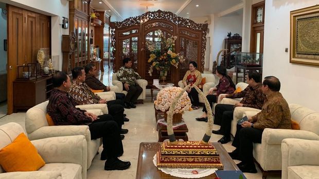 Seperti Ini Suasana Pertemuan Mega-Prabowo di Teuku Umar