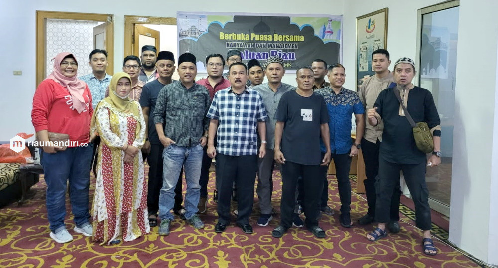 Karyawan dan Manajemen Haluan Riau Gelar Buka Bersama