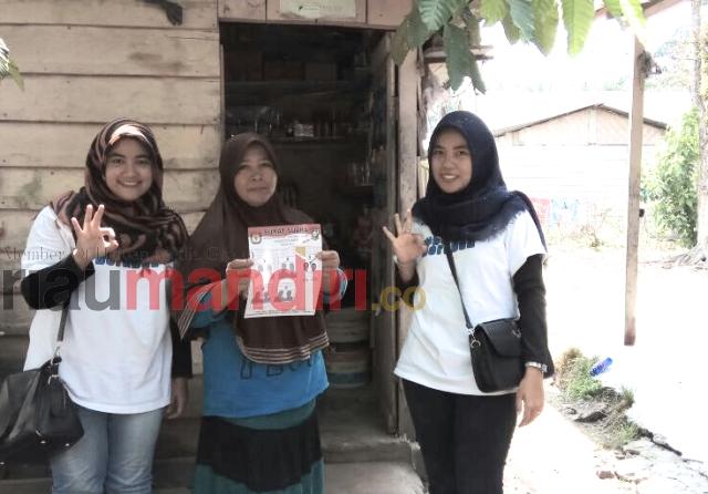 Relawan Berani Berubah Sosialisasikan Cara Mencoblos