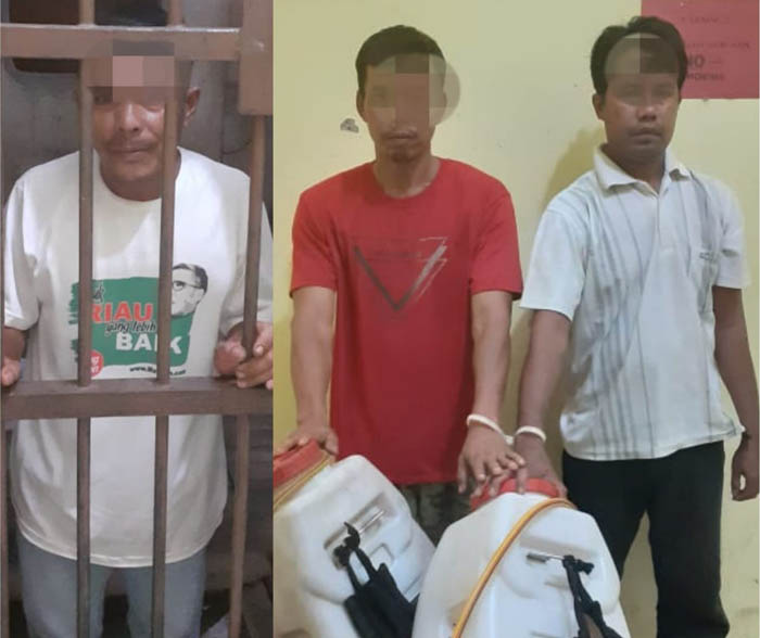 Bongkar Rumah Warga di Padang Luas Kampar, 3 Pelaku Ditangkap Polisi