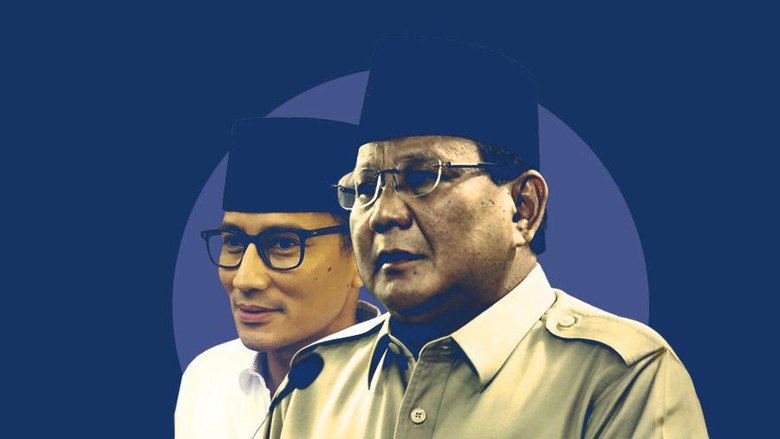 Prabowo-Sandiaga Uno Salat Jumat di Istiqlal Lalu Daftar ke KPU