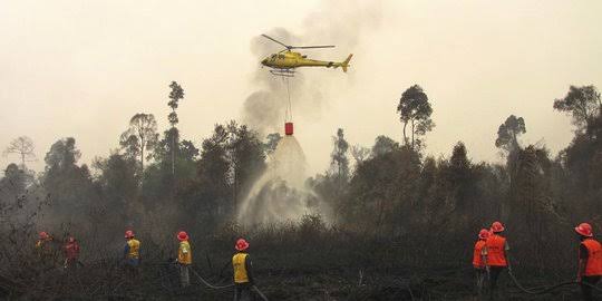 Helikopter Bantuan BNPB Tiba di Pekanbaru Hari Ini