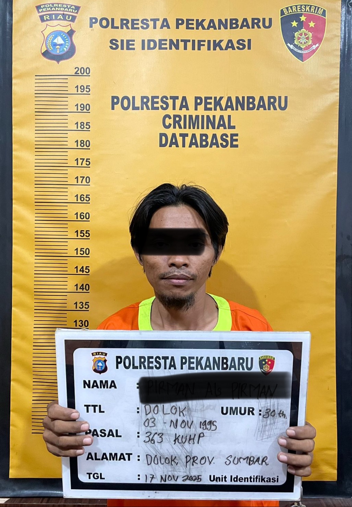 Polisi Ringkus ‘Rayap Besi’, Preteli Pot Bunga Flyover Sudirman-Tuanku Tambusai