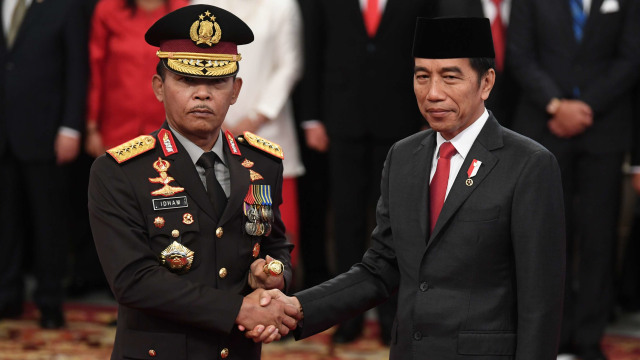 Resmi Dilantik Jokowi, Pangkat Idham Azis Jadi Jenderal