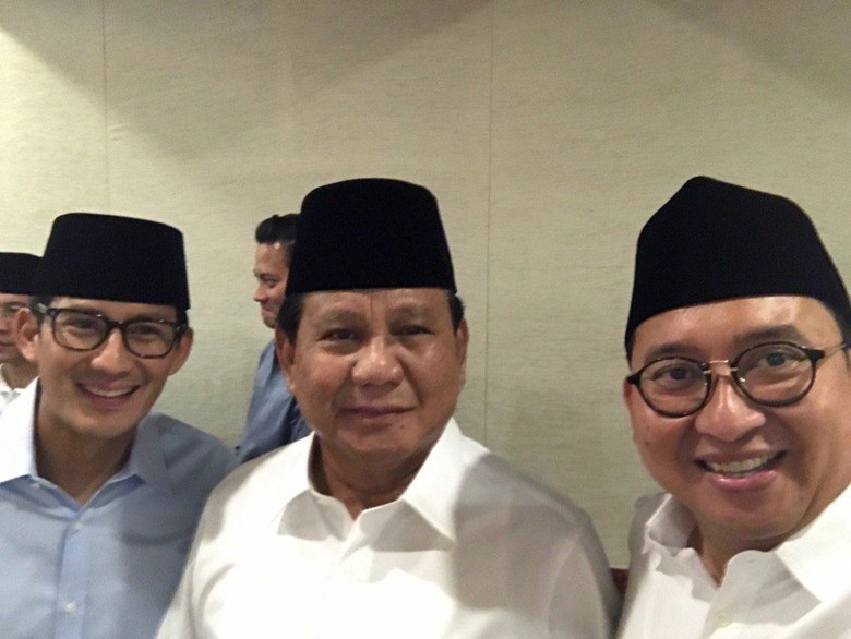 Prabowo-Sandiaga Deklarasi Jadi Capres-Cawapres 2019