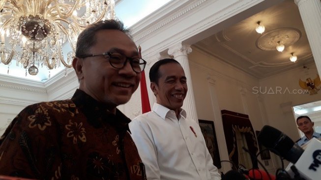 Usai Bertemu Jokowi, Ketum PAN: Saya Dukung Agar Pak Presiden Sukses
