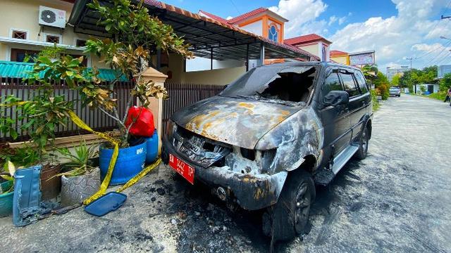 Otak Pelaku Pembakaran Mobil Kepala Keamanan Lapas Ternyata Bandar Narkoba