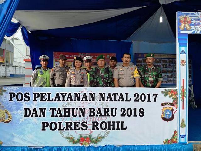 Usai Natal, Polres Rohil Masih Lakukan Patroli di 188 Gereja