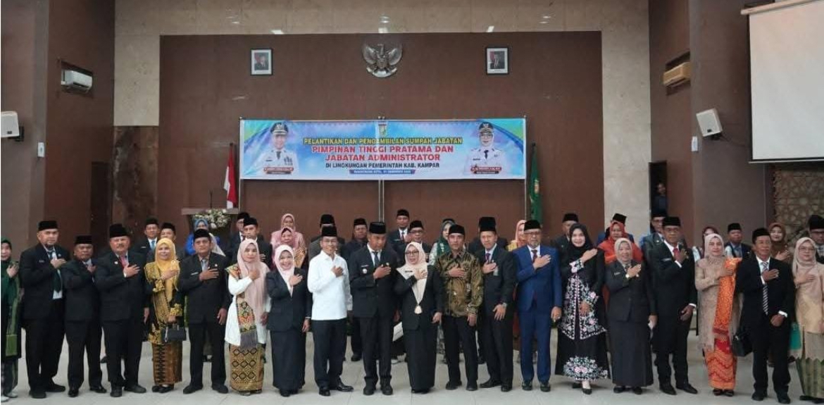 Termasuk Adik Kandung, Berikut Daftar Pejabat yang Dilantik Bupati Ahmad Yuzar