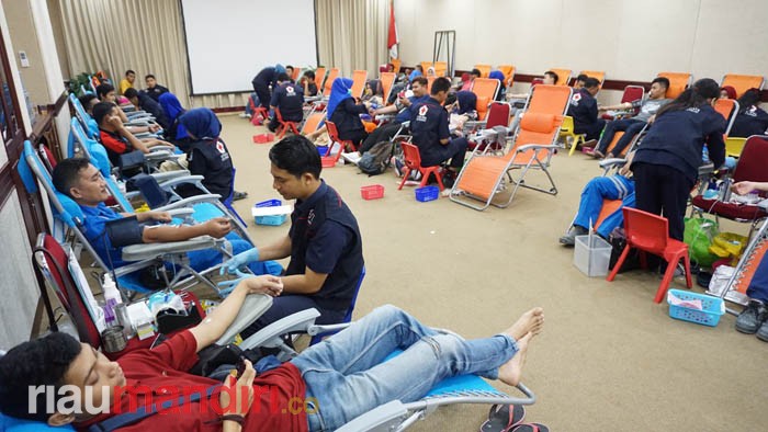 Karyawan RAPP Jadikan Donor Darah Sebagai Gaya Hidup
