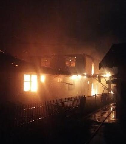 Rumah Kos Milik Mantan Calon Wawako Dumai Ludes Terbakar