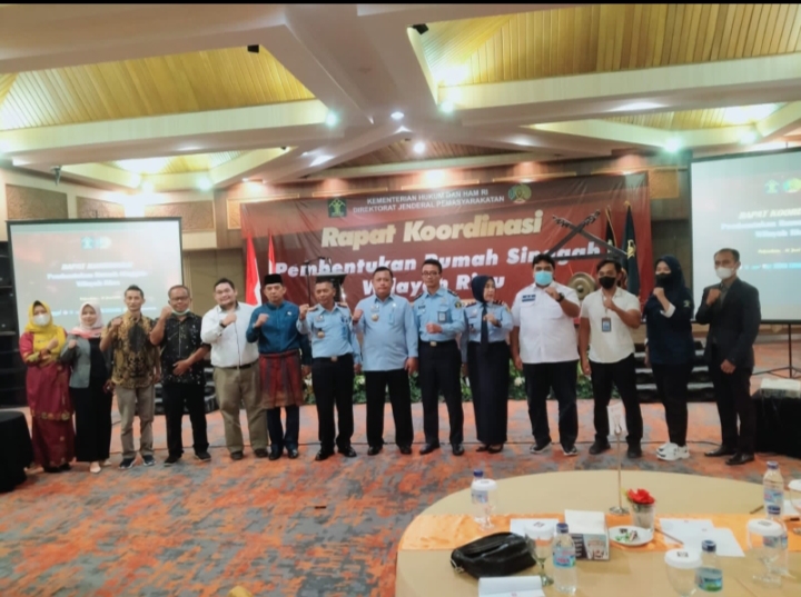 Bapas Kelas II Pekanbaru Adakan Rapat Koordinasi Pembentukan Rumah Singgah Wilayah Riau