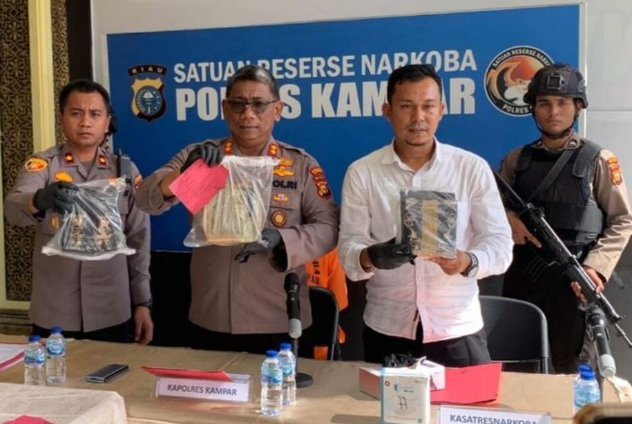Polisi Tunggu Petunjuk Usai Limpahkan Berkas Perkara Kurir Sabu 3,3 Kg di Kampar