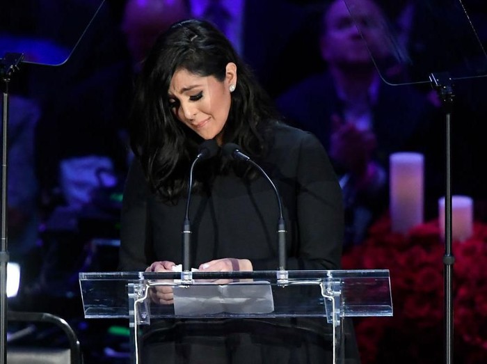 Istri Mendiang Kobe Bryant Beri Pidato Mengharukan di Upacara Memorial