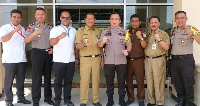 Wakil Bupati Inhil Sambut Kunker Dir Reskrimsus Polda Riau