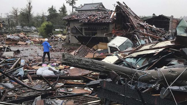 Usai Topan Hagibis, Tikus Berkeliaran di Jalanan Tokyo 