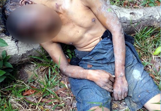 Penemuan Mayat Diduga Korban Pembunuhan di Tepi Sungai Tenayan Pekanbaru