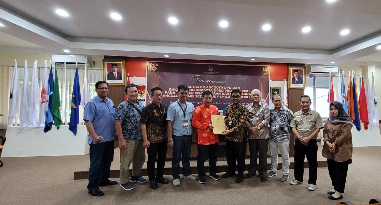 KPU Buka Pendaftaran Bacalon DPD dan DPRD Riau