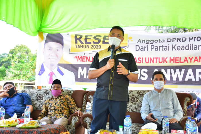 Pandemi Corona Tak Jadi Penghalang, Anggota DPRD Riau Ini Tetap Jemput Aspirasi Masyarakat