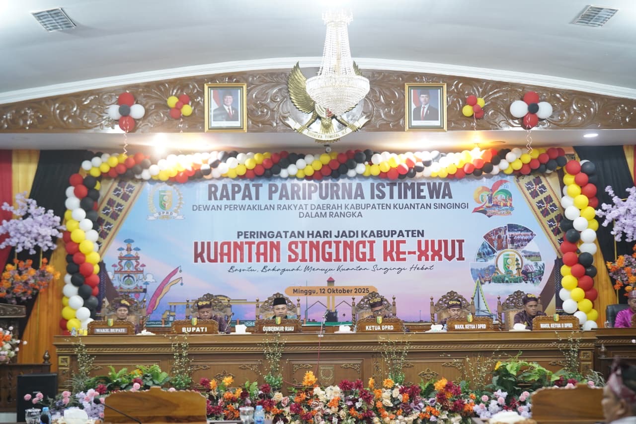DPRD Kuansing Gelar Paripurna Istimewa HUT ke-26 Kuansing