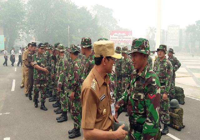 Ratusan Personel TNI Tiba