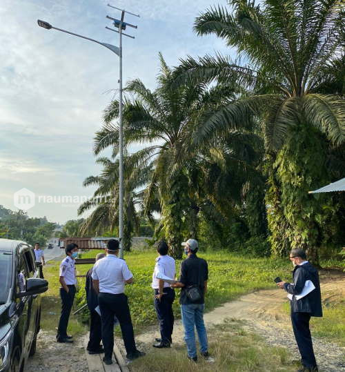 Komponen LPJU Solar Cell Hilang Dicuri, Jalan Nasional di Riau Banyak Tanpa Penerangan