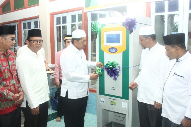 Launching ATM Beras di Bungaraya Siak, Membuka Kepekaan Sosial