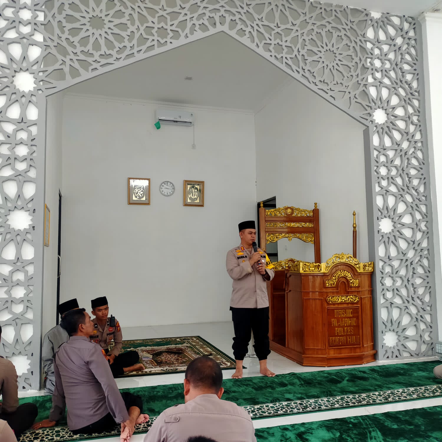 Polres Rokan Hulu Berikan Binrohtal ke Seluruh Personil