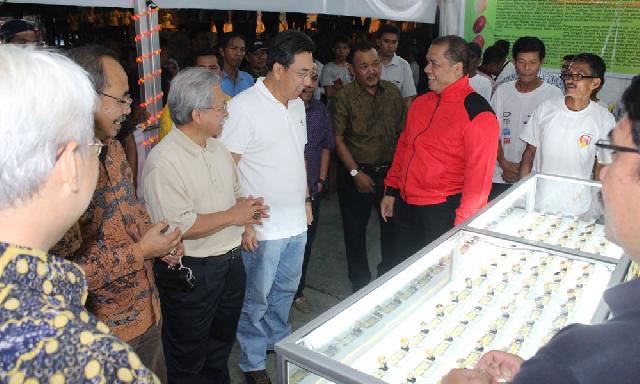 Bupati Perkenalkan Batu Laksamana Indragiri