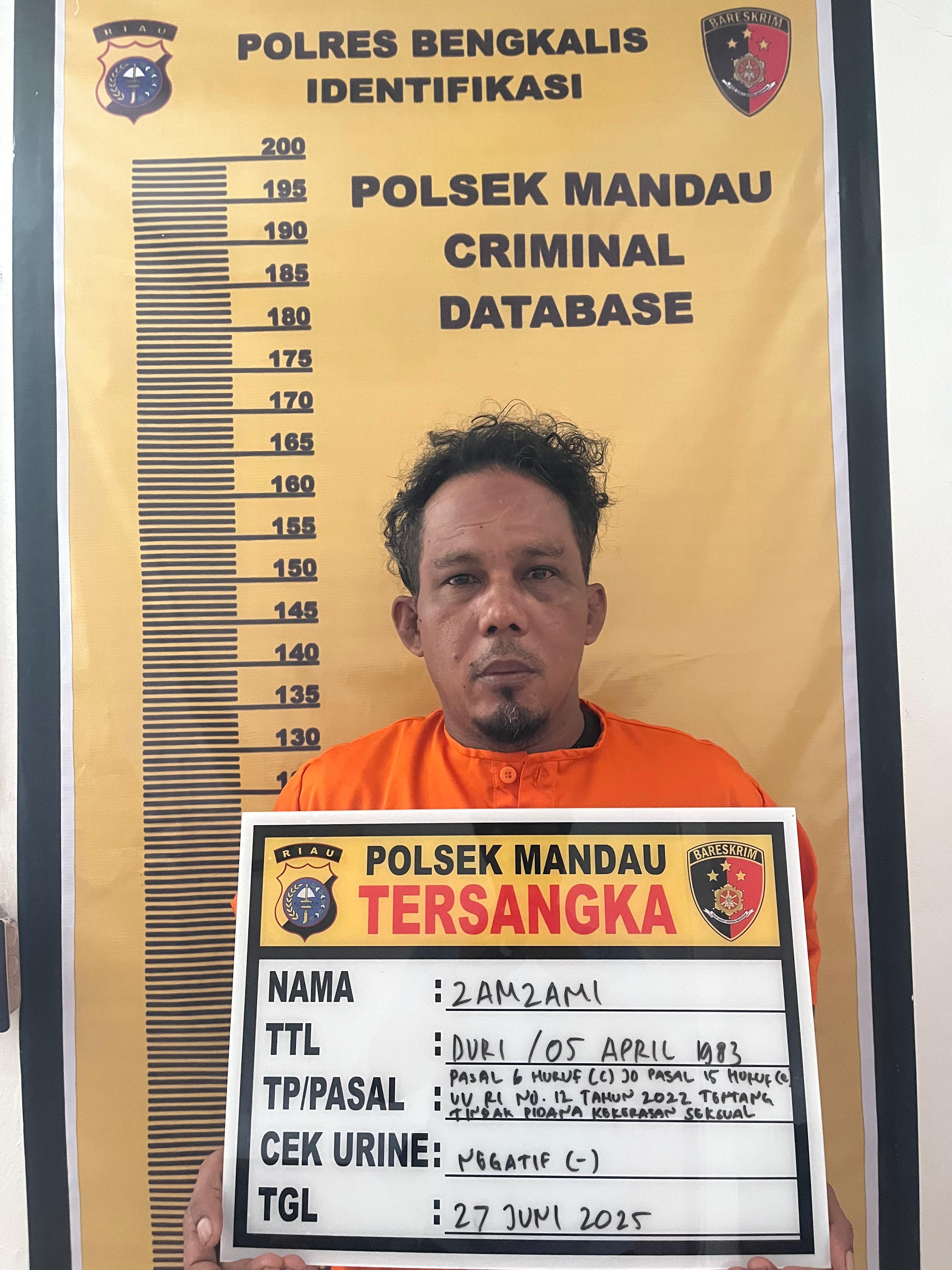 Relakan Istri Digauli Dukun, Suami di Mandau Diringkus Polisi