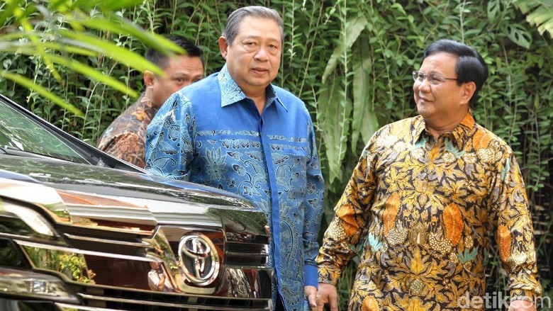 Prabowo Akan Temui SBY Malam Ini Sebelum Umumkan Cawapres