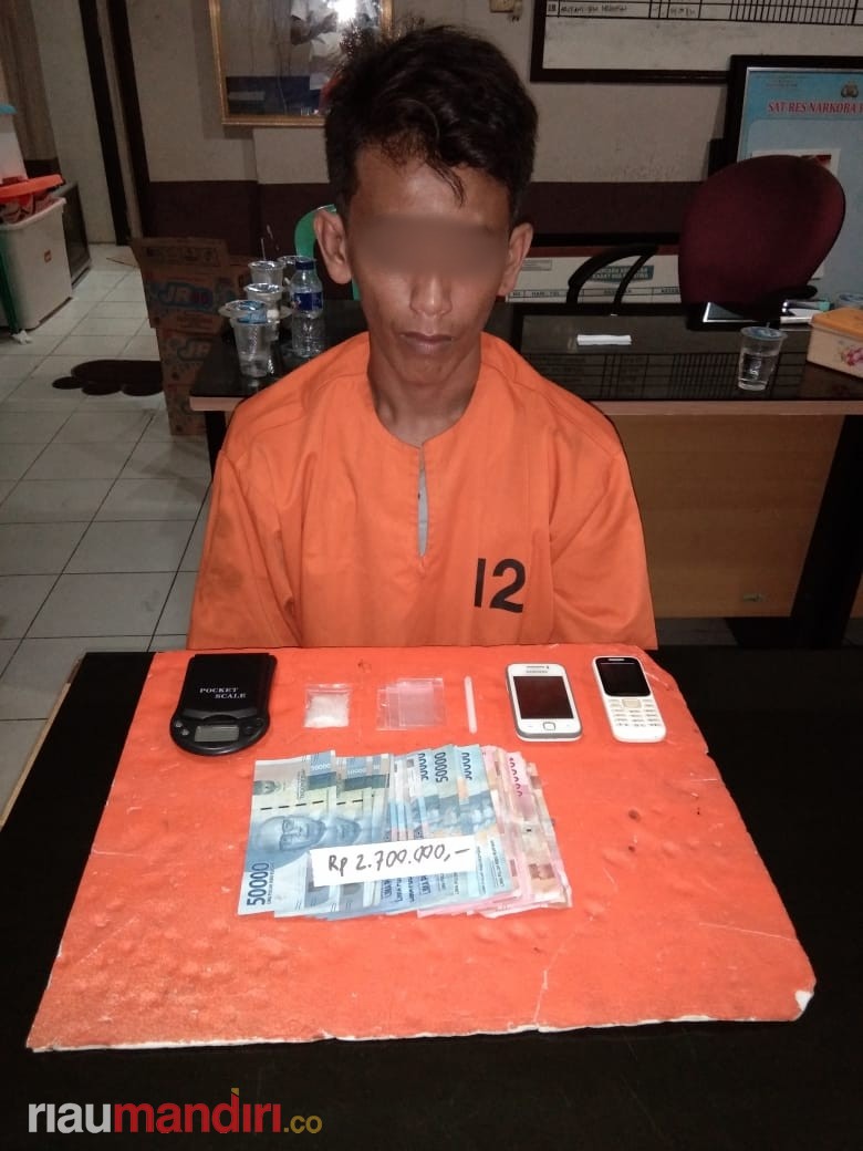 Transaksi Sabu-sabu di Kamar Kosnya di Tembilahan, Pria Ini Diciduk Polisi 