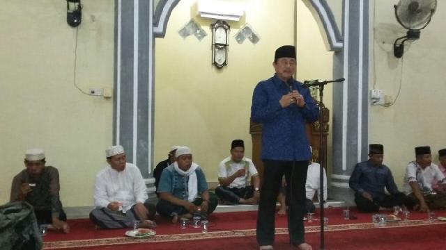 Wabup Kuansing Safari Ramadan ke Masjid Istiqomah Bukit Pedusunan