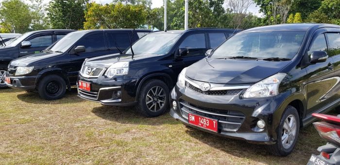 Mobil Dinas OPD Pemprov Riau Dikandang Selama Cuti Lebaran