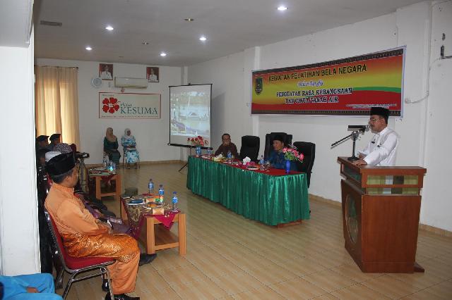 Kesbangpolinmas Gelar Pelatihan Bela Negara