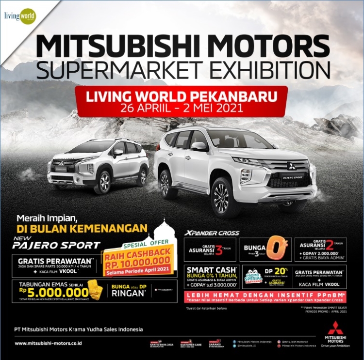 MMKSI Kembali Hadirkan Produk Terbaru Mitsubishi Motors di Pekanbaru