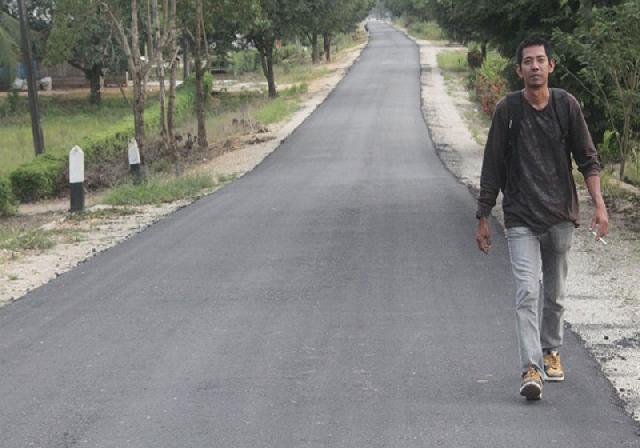 Desa di LTD Sudah Nikmati Jalan Aspal