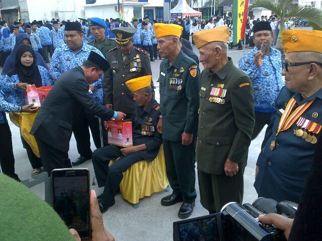 Semangat Juang Masih Terpancar di Wajah Veteran