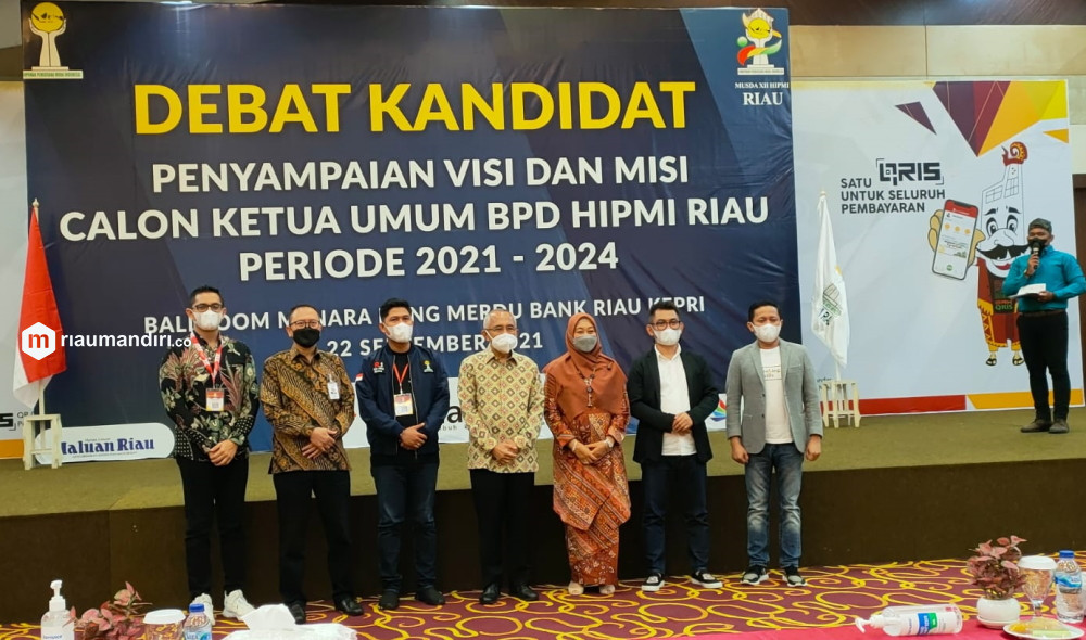 Dua Caketum HIPMI Riau Adu Gagasan di Debat Kandidat