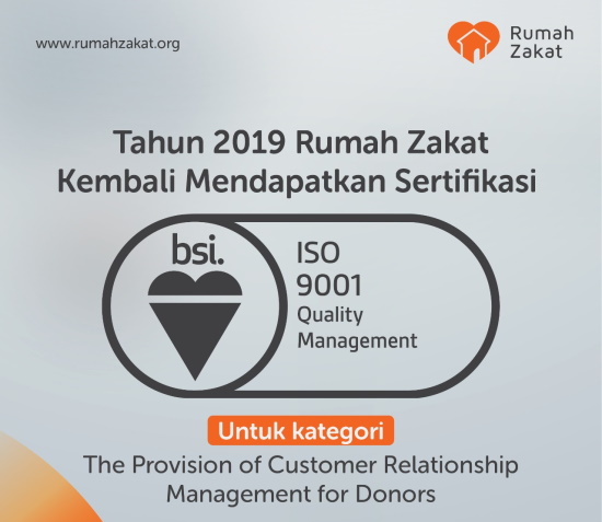 Rumah Zakat Kembali Dapatkan Sertifikasi ISO 9001:2015