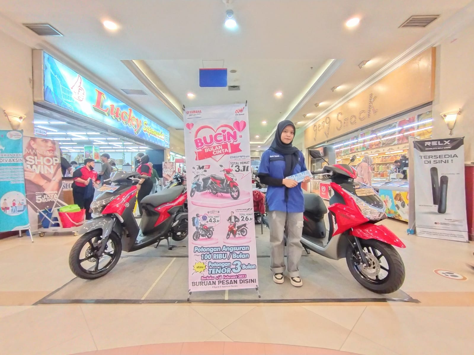 Yamaha Hadirkan Promo 'Bulan Penuh Cinta' di Mall Pekanbaru