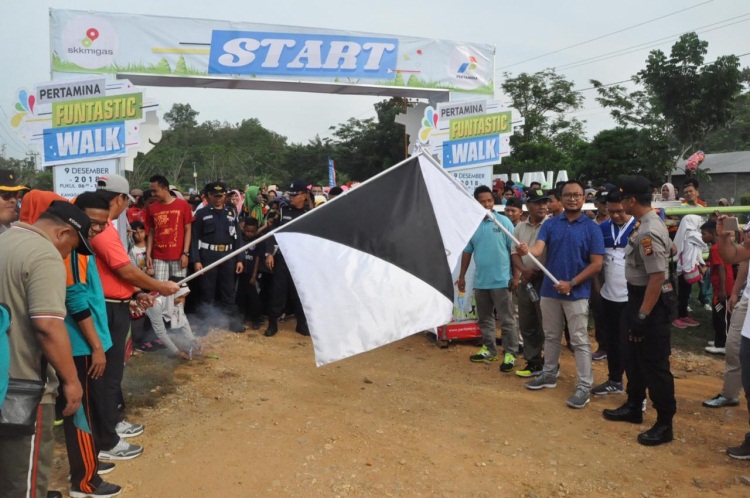 Wabup Inhu Lepas Pertamina Funtastic Walk 2018