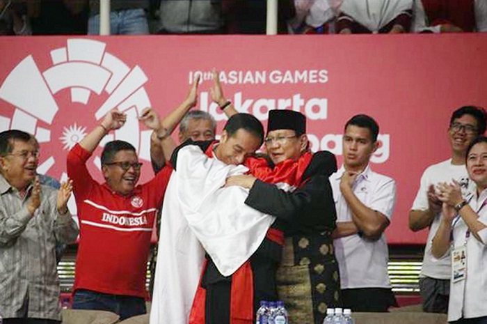 Puji Pelaksanaan Asian Games, Prabowo Apresiasi Pemerintahan Jokowi