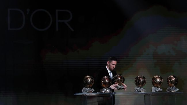 Lionel Messi jadi Manusia Pertama Raih Enam Ballon d'Or