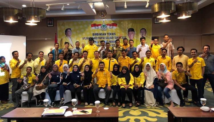 Targetkan Menang Besar Pada Pemilu 2019, Golkar Riau Gelar Bimtek