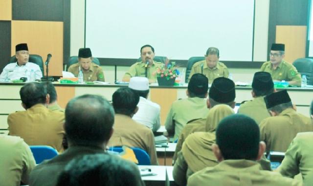 Sekda Inhil Pimpin Rapat Persiapan MTQ ke 47 Tingkat Kabupaten