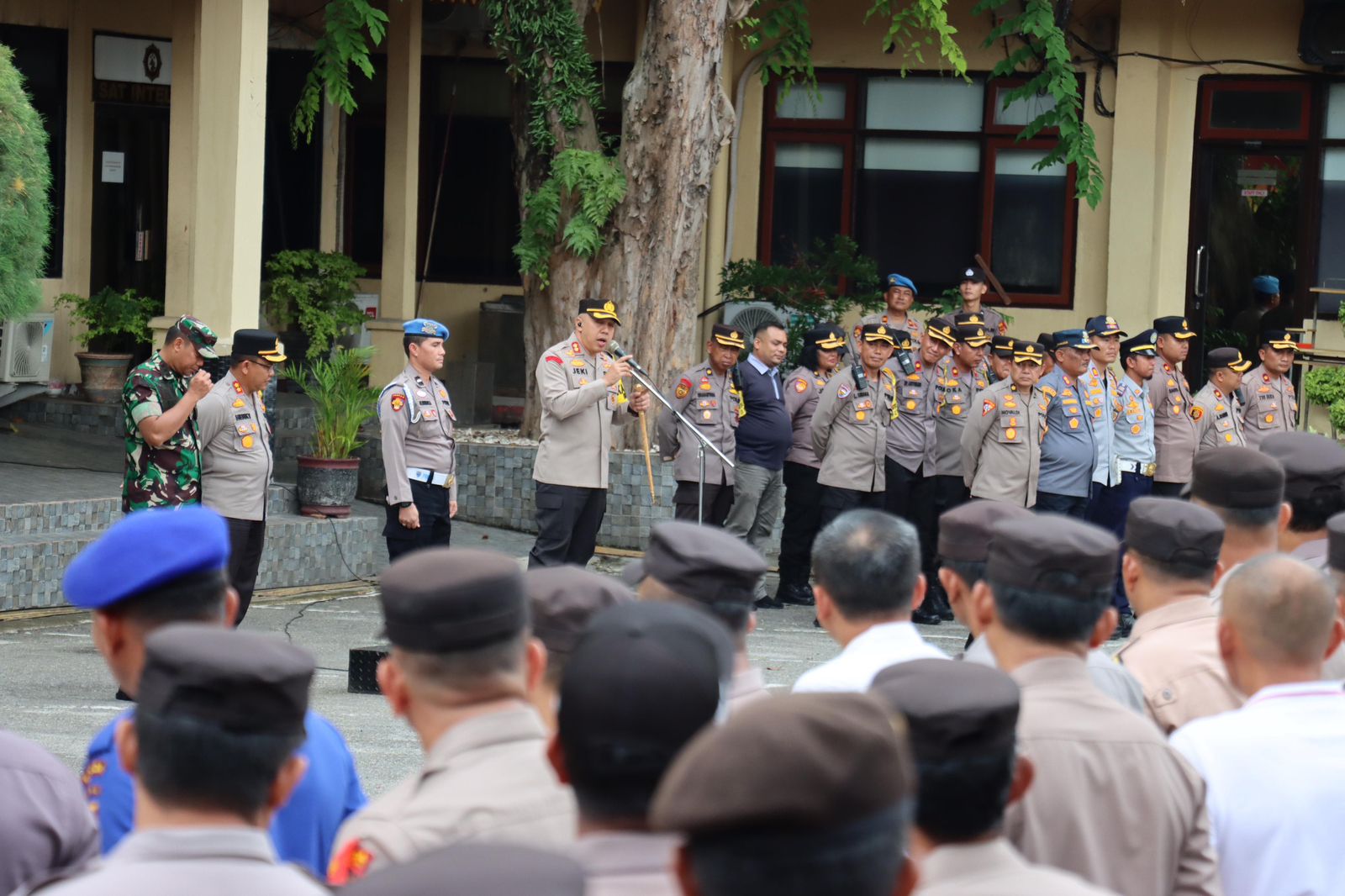 Polresta Pekanbaru Kerahkan 439 Personel Upaya Pengamanan Perayaan Natal
