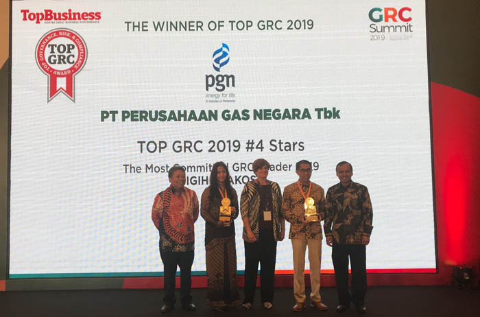 Ini 2 Penghargaan yang Diraih PGN pada TOP GRC 2019
